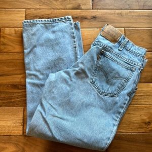 Vtg 90s Levi’s 550 orange tag